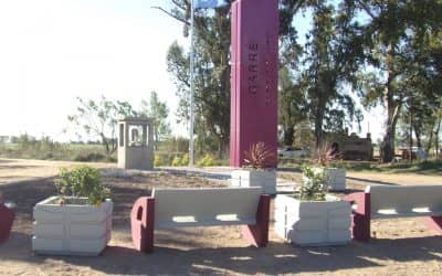 SE INAUGURO EN GARRE “EL TRIANGULO DEL HILO”, LA OBRA VOTADA POR LOS VECINOS EN EL PRESUPUESTO PARTICIPATIVO