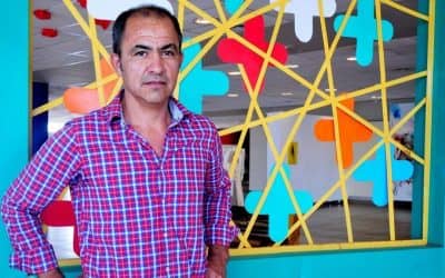 MUESTRA PICTORICA DEL ARTISTA PLASTICO MARIO LANGE, EN EL HALL DEL PALACIO MUNICIPAL