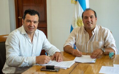 TRENQUE LAUQUEN Y GUAMINÍ RENOVARON EL CONVENIO DE COOPERACIÓN INSTITUCIONAL MUTUA PARA LA LOCALIDAD DE GARRÉ