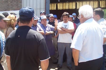 Barracchia se reunió con empleados del PROLIM