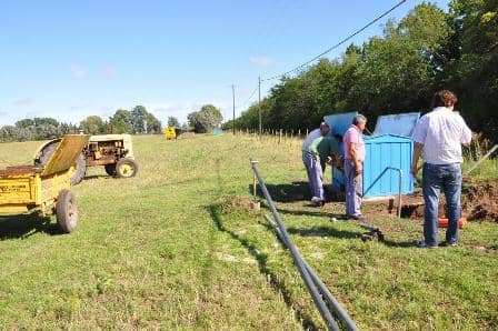 Etapa final para 6 nuevos pozos de agua
