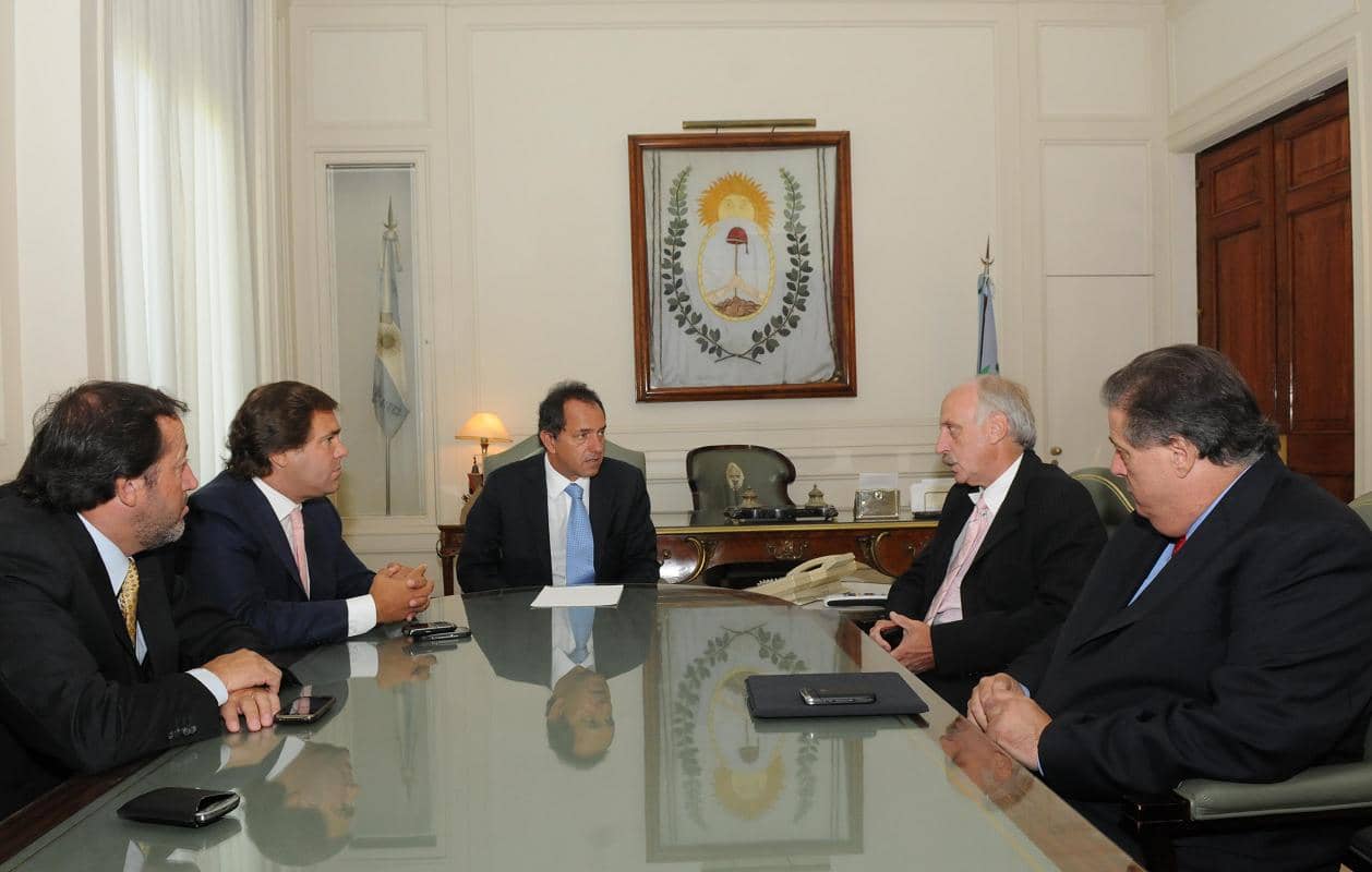 Feito se reunió con el Gobernador Scioli