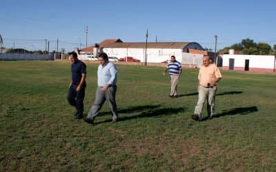 Serantes recorrió el predio del club La Gloria
