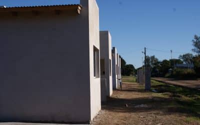 30 de Agosto: avance de obra de las 15 viviendas de círculo cerrado