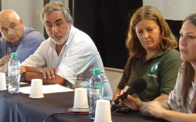 Fernández y Motrel participaron del Encuentro Nacional de Municipios contra el Cambio Climático