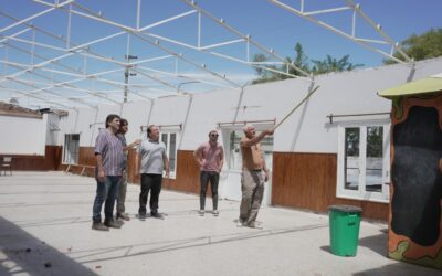 SIGUE A BUEN RITMO LA REPARACIÓN EN LA ESCUELA N° 17 Y ENTRAN EN EL TRAMO FINAL LOS TRABAJOS EN EL CENS N° 452 EN 30 DE AGOSTO