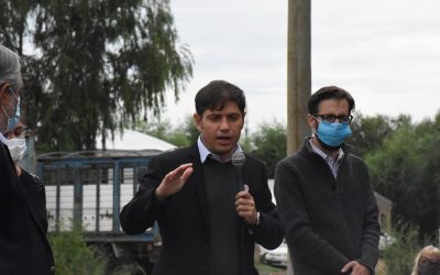 KICILLOF ANUNCIÓ LA CONSTRUCCIÓN DE 20 VIVIENDAS MÁS EN EL DISTRITO Y QUE PONDRÁ EN AGENDA LA TERMINACIÓN DE LA «RUTA DEL CEREAL»