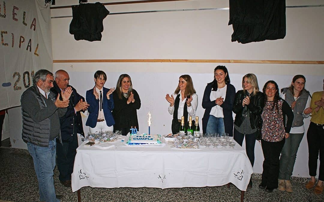 Se realizó un acto por los 70 años de la Escuela Municipal