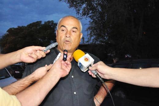 Acto por la asunción de Jorge Zapata en 30 de Agosto