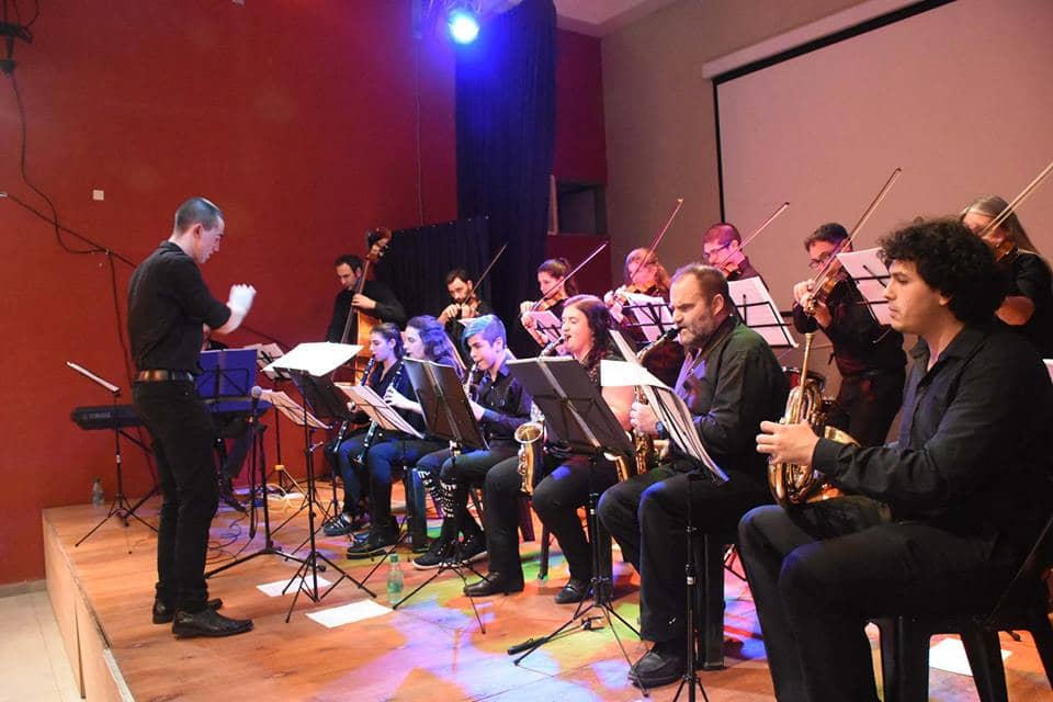 EXCELENTE BAUTISMO DE LA ORQUESTA DE TANGO Y OTRA GRAN ACTUACIÓN DE LA BIG BAND