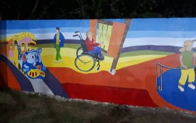 CON LA INAUGURACION DE UN MURAL Y UNA CENA, EL CENTRO DE DIA “POR LA VIDA” FESTEJO EL CIERRE DE ACTIVIDADES 2018