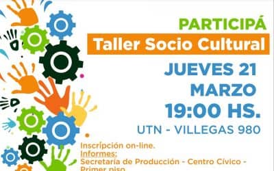 MAÑANA (JUEVES) SE REALIZARÁ EL TALLER  SOCIOCULTURAL DE LA AGENDA PARA EL DESARROLLO ESTRATÉGICO 2030