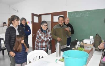 NO HUBO FERIADO PARA EL CURSO DE HUERTA FAMILIAR