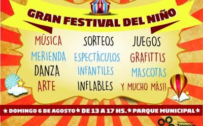 Festejo del día del niño en el Parque