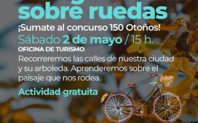 NUEVA JORNADA DE BICITURISMO PARA RECORRER LA CIUDAD EN OTOÑO, EL SÁBADO 2 DE MAYO