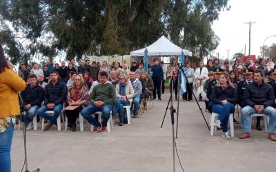ACTO EN EL PLAYÓN MUNICIPAL, UN RECORRIDO POR LA LOCALIDAD, LA INAUGURACIÓN DE LA PLAZA SALUDABLE Y PEÑA FOLCLÓRICA, PARA CELEBRAR EL 111° ANIVERSARIO DE GIRODÍAS