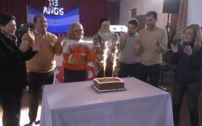 EN EL ACTO POR EL 113° ANIVERSARIO DE GIRODÍAS, EL INTENDENTE FRANCISCO RECOULAT ENTREGÓ UN CARDIODESFIBRILADOR Y HUBO RECONOCIMIENTOS A DEPORTISTAS