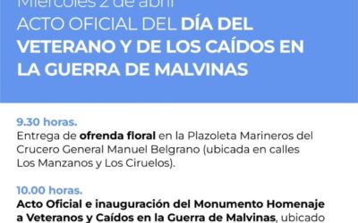 UNA SECCIÓN DE AVIONES EMB-312 TUCANO DE LA FUERZA AÉREA VOLARÁ POR EL CIELO DE LA CIUDAD DE TRENQUE LAUQUEN EN EL MARCO DEL ACTO CENTRAL EN HOMENAJE A LOS VETERANOS Y CAÍDOS DE LA GUERRA DE MALVINAS