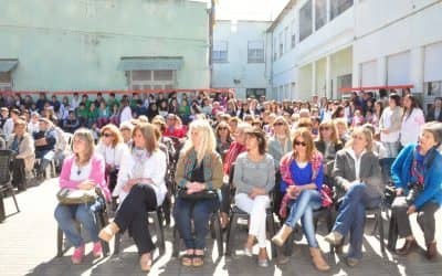 Muñagorri y Orellana participaron de un acto en la Escuela Nº 2