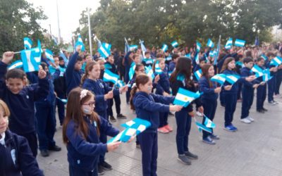 SE DESTACÓ LA FIGURA DE MANUEL BELGRANO CON MENSAJES QUE INSTARON A SEGUIR SU LEGADO, Y SE TOMÓ LA TRADICIONAL PROMESA DE LEALTAD A LA BANDERA NACIONAL