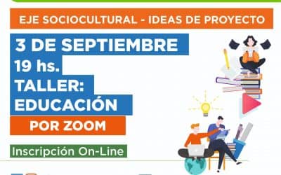 AGENDA 2030: MAÑANA (JUEVES) SE REALIZARÁ EL TERCER TALLER VIRTUAL SOBRE EDUCACIÓN