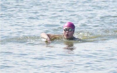 EL CAMPEONATO DE NATACIÓN DE AGUAS ABIERTAS SE DEFINE EL DOMINGO, CON LA SEGUNDA Y ÚLTIMA FECHA EN CUERO DE ZORRO