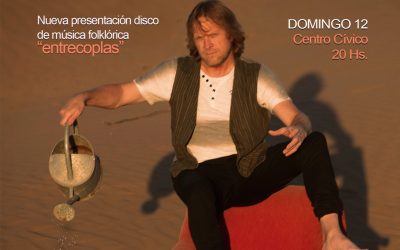 JORGE “ALEMÁN” AZPIROZ VUELVE A PRESENTAR SU DISCO DE FOLCLORE “ENTRECOPLAS”, EL PRÓXIMO DOMINGO (12) EN EL CENTRO CÍVICO
