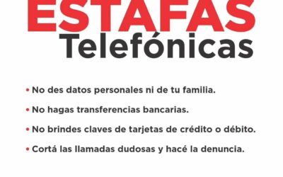 EL ÁREA DE VACUNACIÓN MUNICIPAL ALERTA SOBRE INTENTOS DE ESTAFAS TELEFÓNICAS