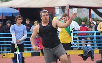 ALEXIS SOSA, MEDALLA DE PLATA EN LANZAMIENTO DE BALA EN LOS JUEGOS NACIONALES EVITA