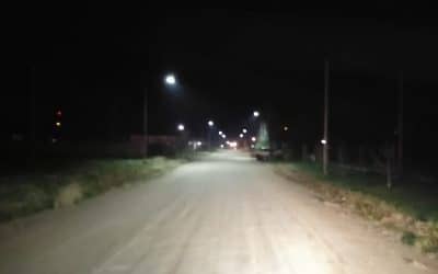 CON LA HABILITACIÓN DEL SERVICIO, SE COMPLETÓ LA OBRA DE ALUMBRADO PÚBLICO EN OTRAS TRES CUADRAS DEL BARRIO DON FRANCISCO