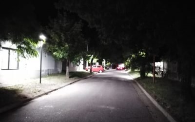 EL MUNICIPIO HABILITÓ OTRAS CUATRO OBRAS DE ALUMBRADO PÚBLICO LED EN DISTINTAS CALLES DE LA CIUDAD
