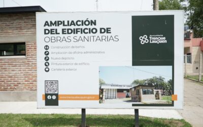 ENTRA EN LA ETAPA FINAL LA OBRA DE AMPLIACIÓN DEL EDIFICIO DE LA DIRECCIÓN DE SERVICIOS SANITARIOS DEL MUNICIPIO