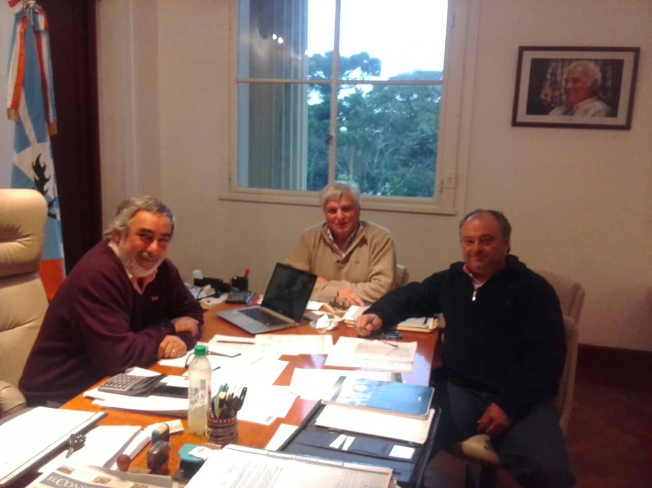 Fernández se reunión con el director de ANSES UDAI Trenque Lauquen