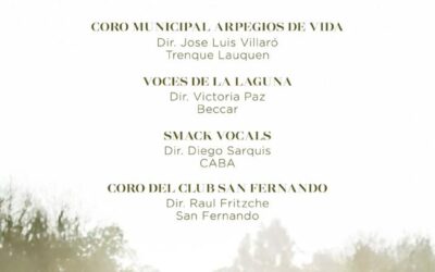 EL CORO ARPEGIOS DE VIDA PARTICIPARÁ DE UN FESTIVAL EN SAN ANTONIO DE ARECO