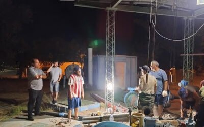 QUEDARON REPARADAS LAS DOS BOMBAS DE AGUA DE LA CISTERNA DESPUÉS DE DOS NOCHES DE INTENSO TRABAJO QUE LLEVÓ ADELANTE PERSONAL DE SERVICIOS SANITARIOS