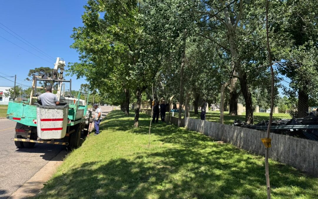 LA MUNICIPALIDAD REALIZÓ TRABAJOS EN LA COPA DE AGUA PARA NORMALIZAR EL SISTEMA DE CONTROL DE NIVELES