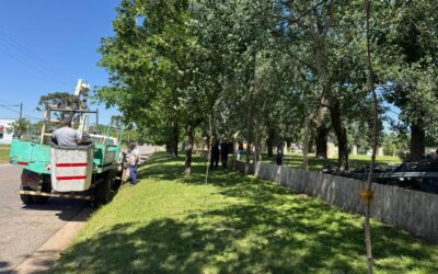 LA MUNICIPALIDAD REALIZÓ TRABAJOS EN LA COPA DE AGUA PARA NORMALIZAR EL SISTEMA DE CONTROL DE NIVELES