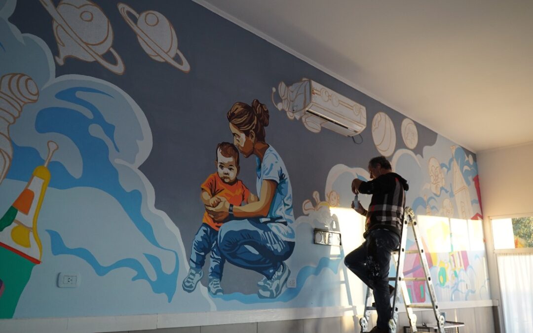 MURALES PARA LA INFANCIA: TRENQUE LAUQUEN VIVE SU 9º ENCUENTRO DE ARTE MURAL