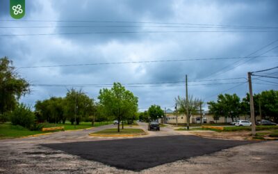 EL MUNICIPIO REPAVIMENTÓ UN SECTOR DE LA CALLE MALDONADO, EN LA INTERSECCIÓN CON PRESIDENTE URIBURU, TRAS LA OBRA DE DESAGÜE PLUVIAL
