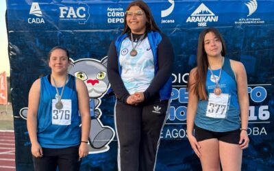 ATLETAS DEL PÚA SE DESTACARON EN EL NACIONAL U16 EN CÓRDOBA: CAMILA TELLO Y RENATA BARRAGÁN, CAMPEONAS NACIONALES EN DISCO Y MARCHA