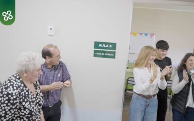 LA QUINTA AULA DE LA ESCUELA MUNICIPAL LLEVA EL NOMBRE DE OLGA BEATRIZ PEREDA, UN RECONOCIMIENTO A SU TRAYECTORIA Y APORTE A LA EDUCACIÓN