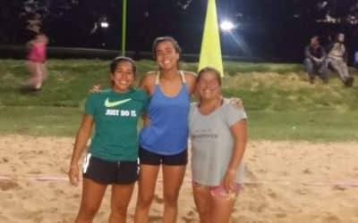 EL BEACH VOLEY FEMENINO INAUGURÓ LAS OLIMPÍADAS DEL REENCUENTRO Y LA JUVENTUD