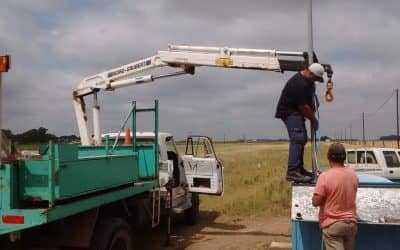 SERVICIOS SANITARIOS  REEMPLAZÓ UNA BOMBA DE AGUA EN MARILAUQUEN