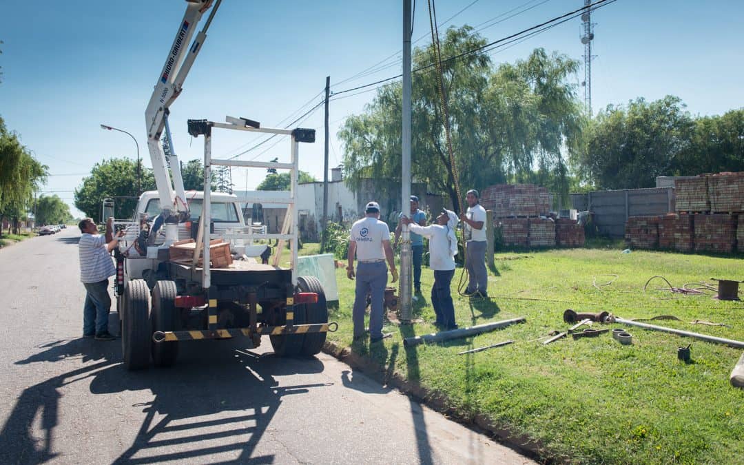 El Municipio coloca bombas para deprimir napas en el Barrio La Lonja