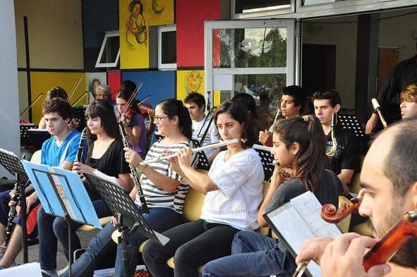 La Orquesta Sinfónica en el Hogar Castella