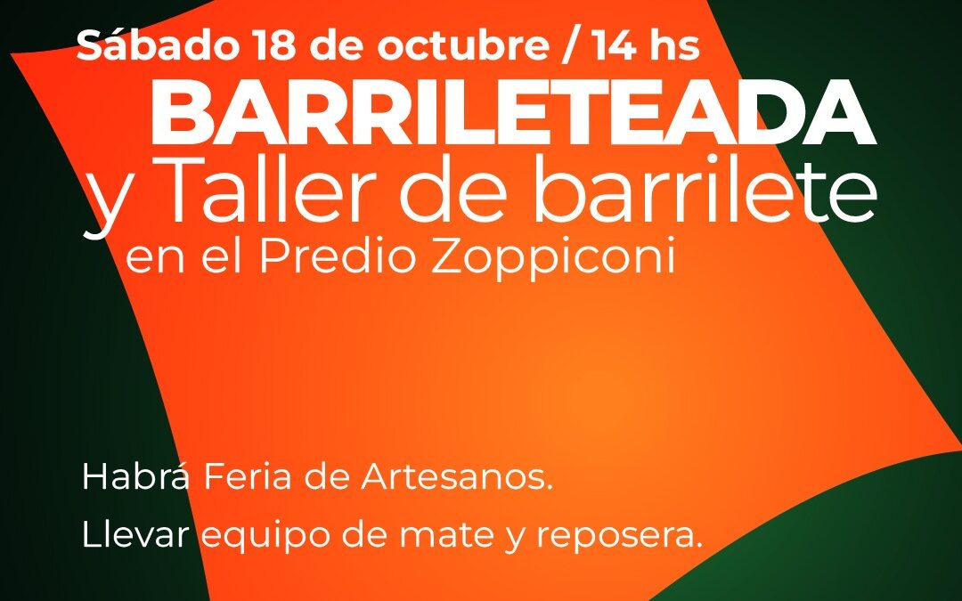 135º ANIVERSARIO DE BERUTI: SE REPROGRAMÓ LA BARRILETEADA PARA EL SÁBADO 18 DE OCTUBRE
