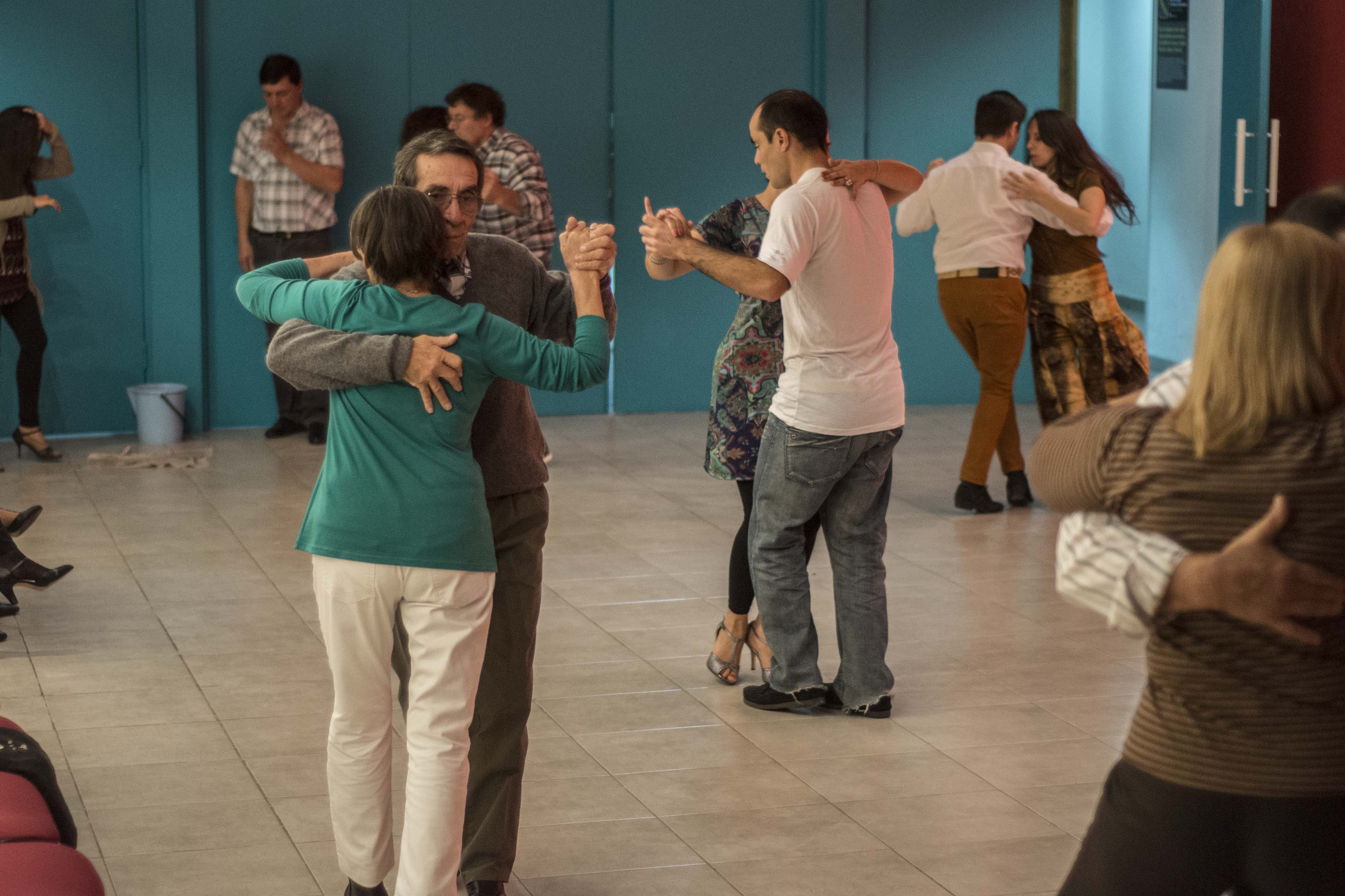 Se realizó una práctica de Milonga de Barrios de Tango