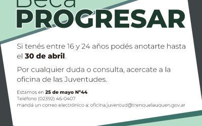 BECAS PROGRESAR: EL SÁBADO VENCE EL PLAZO PARA ANOTARSE