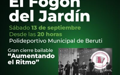 135º ANIVERSARIO DE BERUTI: LAS ACTIVIDADES CONTINUARÁN ESTE SÁBADO (13) CON EL FOGÓN DEL JARDÍN EN EL POLIDEPORTIVO MUNICIPAL