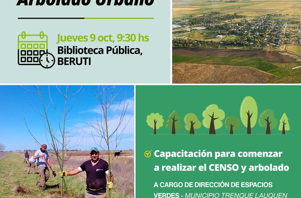 CAPACITACIÓN EN BERUTI PARA INICIAR EL CENSO DE ARBOLADO URBANO